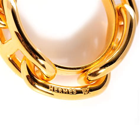 hermes gold regate scarf ring|Hermès Régate Scarf Ring .